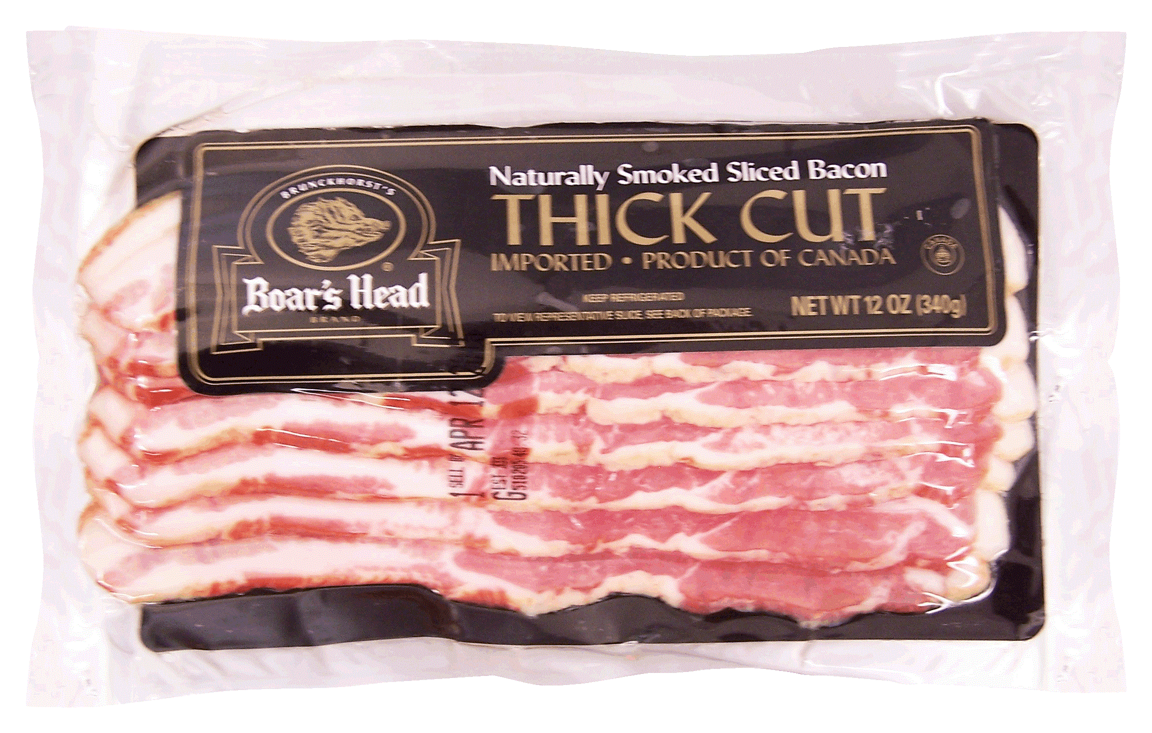 Boar's Head  naturally smoked thick cut sliced bacon Full-Size Picture